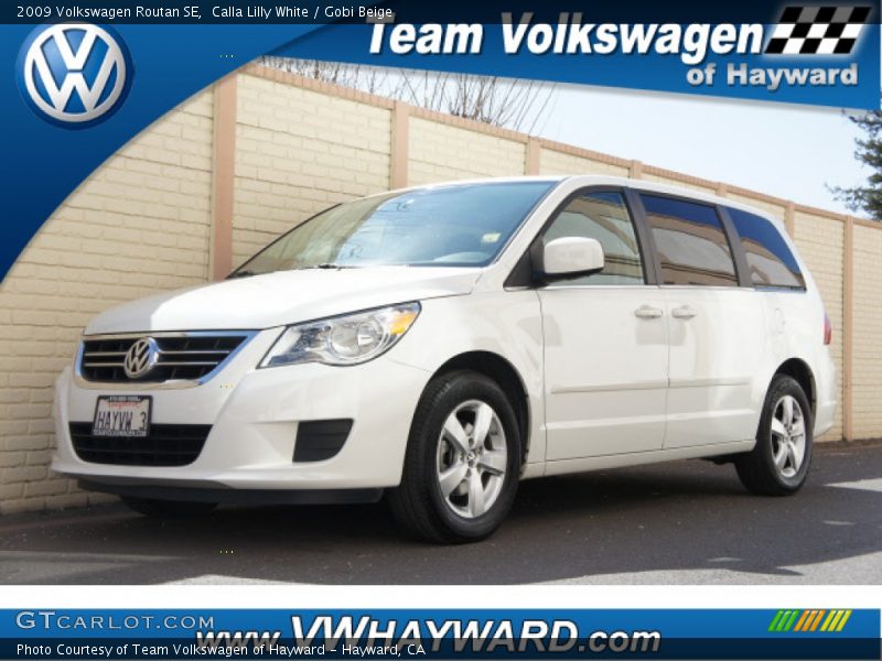 Calla Lilly White / Gobi Beige 2009 Volkswagen Routan SE