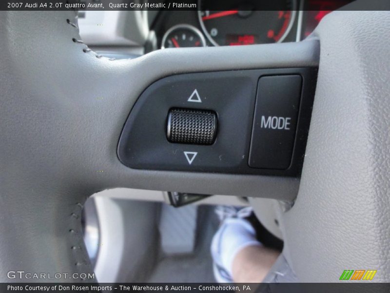 Quartz Gray Metallic / Platinum 2007 Audi A4 2.0T quattro Avant