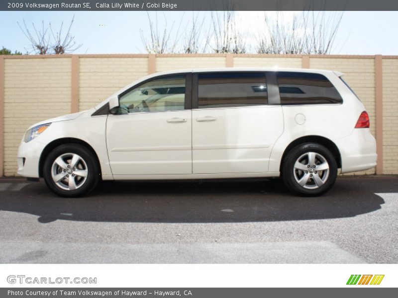 Calla Lilly White / Gobi Beige 2009 Volkswagen Routan SE