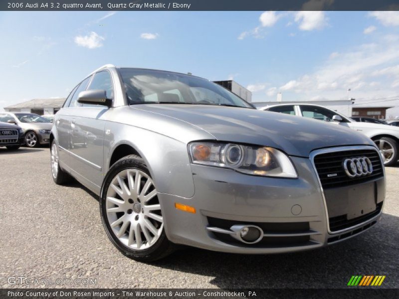 Quartz Gray Metallic / Ebony 2006 Audi A4 3.2 quattro Avant