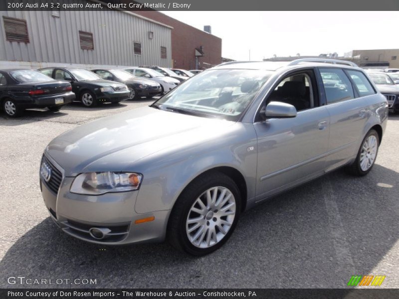 Quartz Gray Metallic / Ebony 2006 Audi A4 3.2 quattro Avant