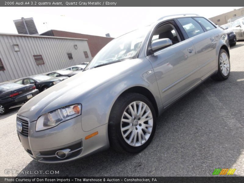 Quartz Gray Metallic / Ebony 2006 Audi A4 3.2 quattro Avant