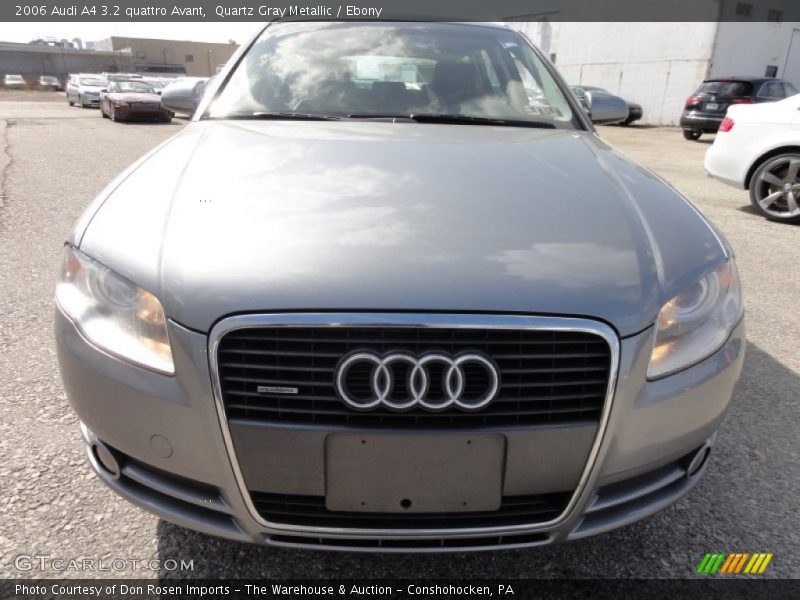 Quartz Gray Metallic / Ebony 2006 Audi A4 3.2 quattro Avant