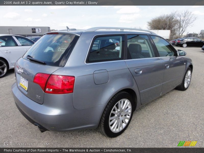 Quartz Gray Metallic / Ebony 2006 Audi A4 3.2 quattro Avant