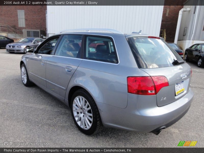 Quartz Gray Metallic / Ebony 2006 Audi A4 3.2 quattro Avant