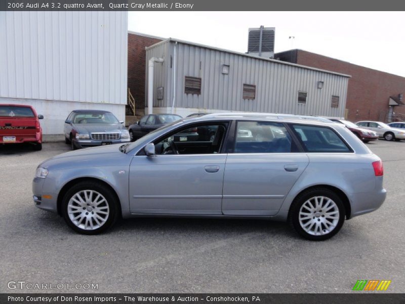 Quartz Gray Metallic / Ebony 2006 Audi A4 3.2 quattro Avant