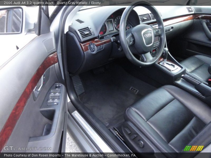Quartz Gray Metallic / Ebony 2006 Audi A4 3.2 quattro Avant