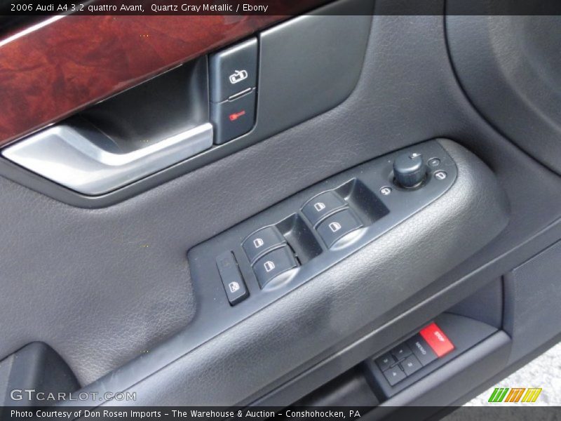 Quartz Gray Metallic / Ebony 2006 Audi A4 3.2 quattro Avant