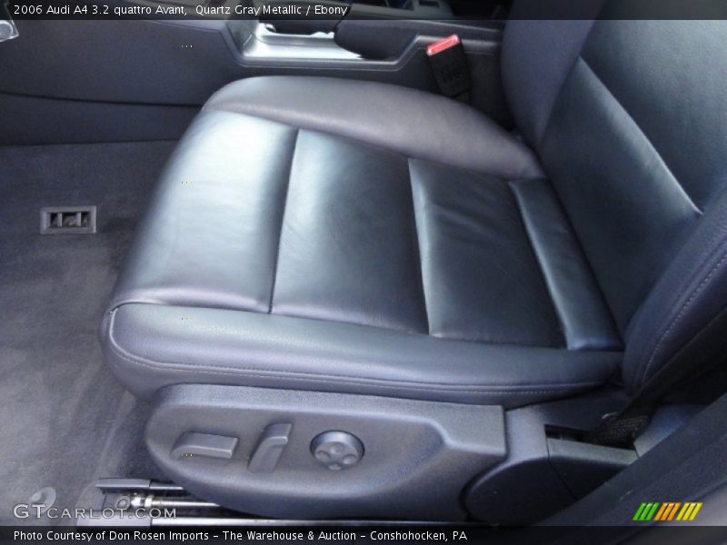 Quartz Gray Metallic / Ebony 2006 Audi A4 3.2 quattro Avant