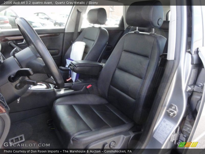 Front Seat of 2006 A4 3.2 quattro Avant