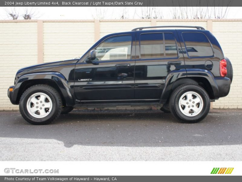 Black Clearcoat / Light Taupe/Dark Slate Gray 2004 Jeep Liberty Limited 4x4