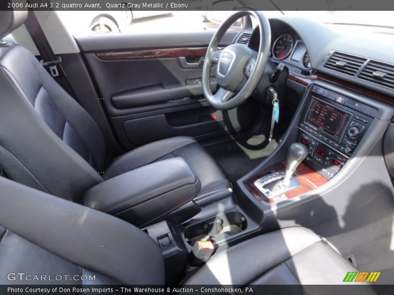 Quartz Gray Metallic / Ebony 2006 Audi A4 3.2 quattro Avant