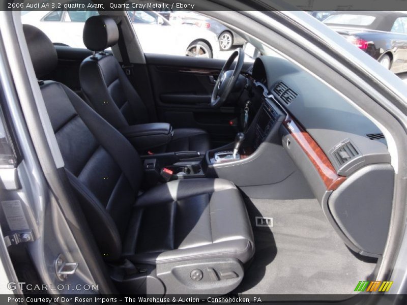 Quartz Gray Metallic / Ebony 2006 Audi A4 3.2 quattro Avant