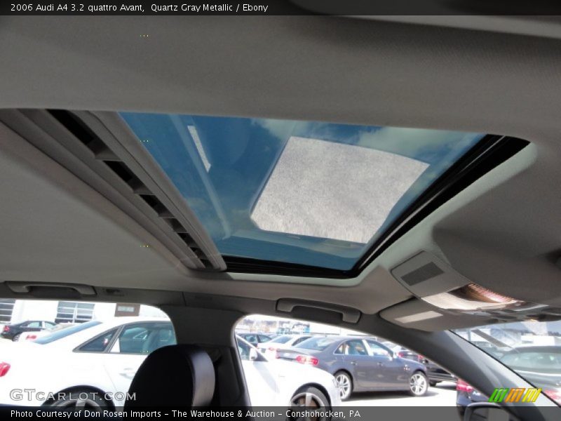 Quartz Gray Metallic / Ebony 2006 Audi A4 3.2 quattro Avant