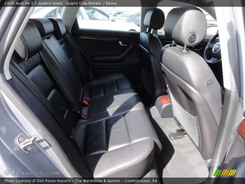 Quartz Gray Metallic / Ebony 2006 Audi A4 3.2 quattro Avant