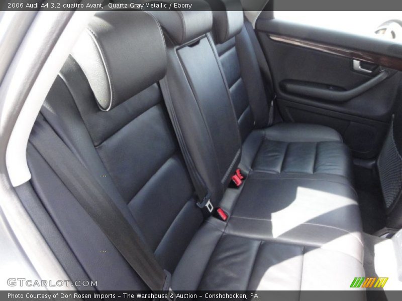 Rear Seat of 2006 A4 3.2 quattro Avant