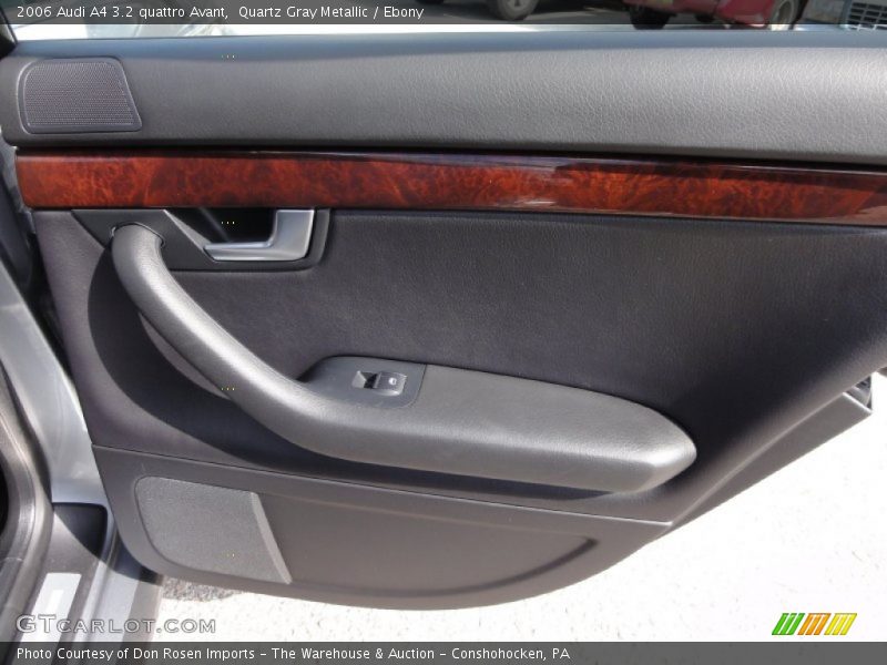 Quartz Gray Metallic / Ebony 2006 Audi A4 3.2 quattro Avant