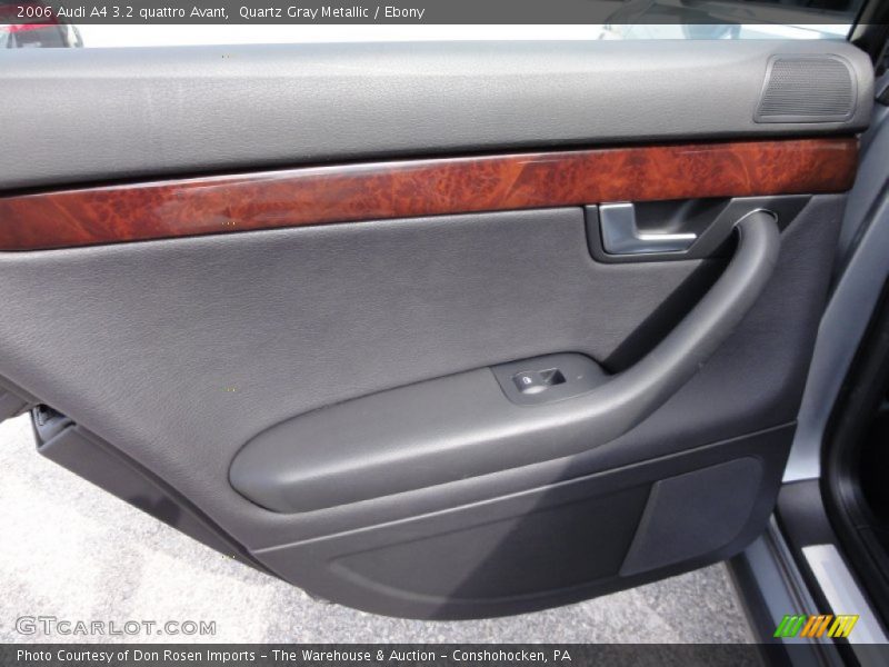 Quartz Gray Metallic / Ebony 2006 Audi A4 3.2 quattro Avant