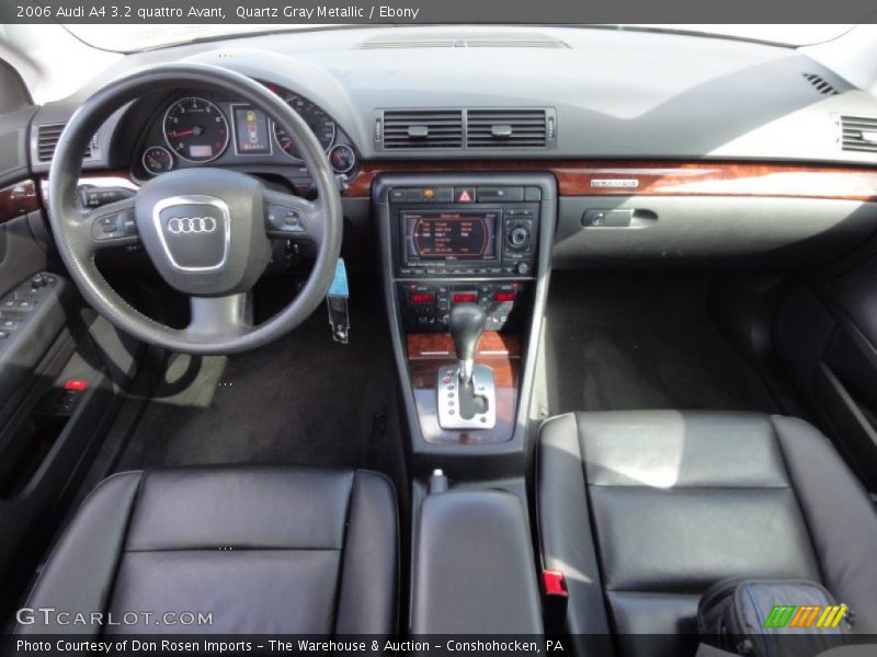 Quartz Gray Metallic / Ebony 2006 Audi A4 3.2 quattro Avant