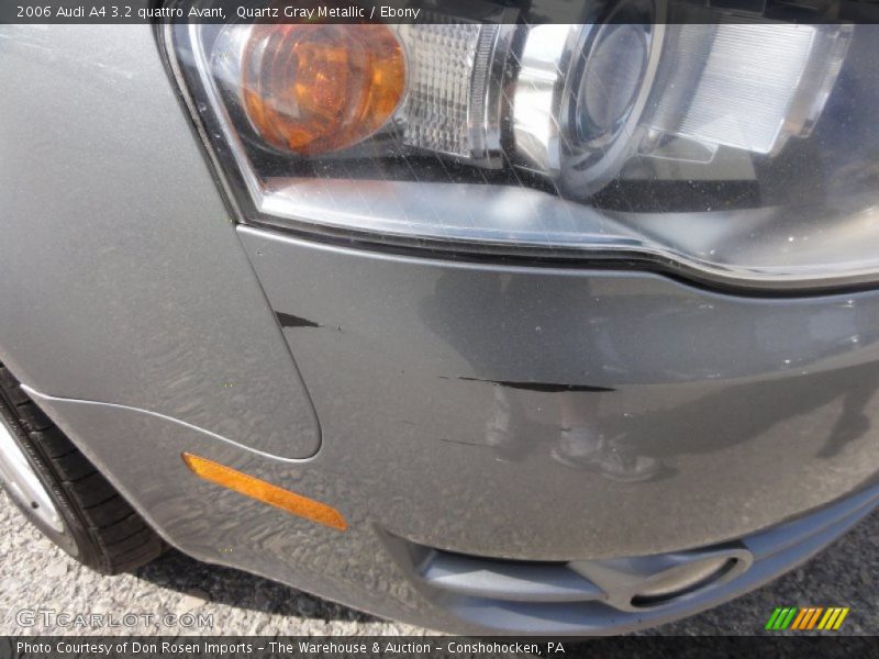 Quartz Gray Metallic / Ebony 2006 Audi A4 3.2 quattro Avant