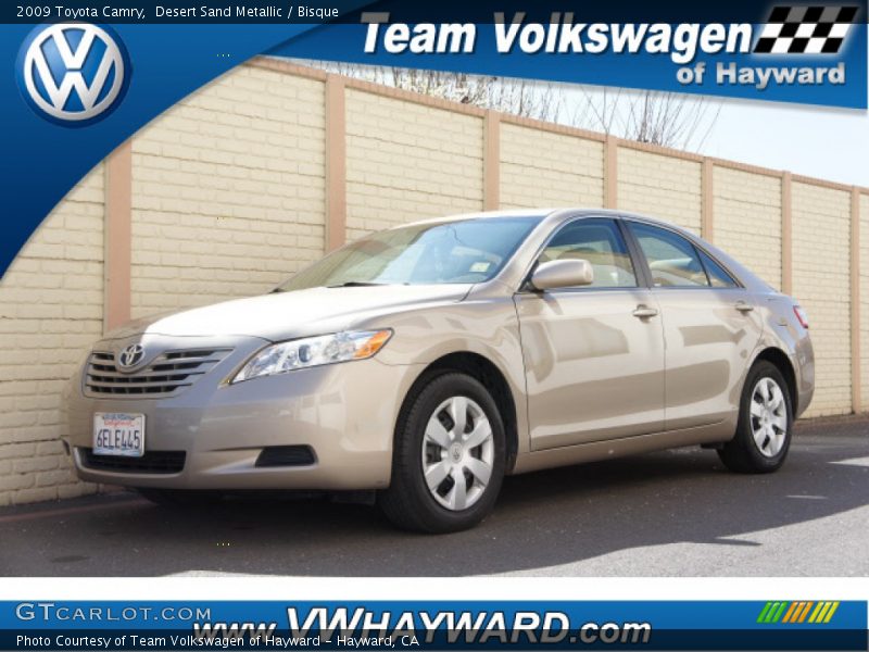 Desert Sand Metallic / Bisque 2009 Toyota Camry