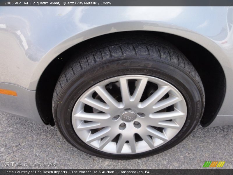 Quartz Gray Metallic / Ebony 2006 Audi A4 3.2 quattro Avant