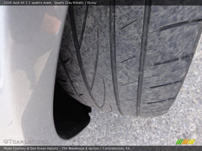 Quartz Gray Metallic / Ebony 2006 Audi A4 3.2 quattro Avant