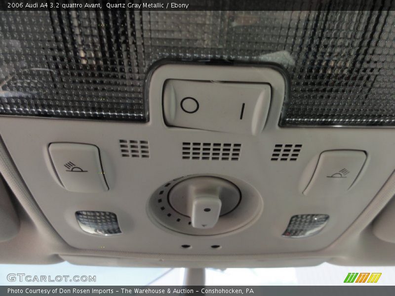 Quartz Gray Metallic / Ebony 2006 Audi A4 3.2 quattro Avant