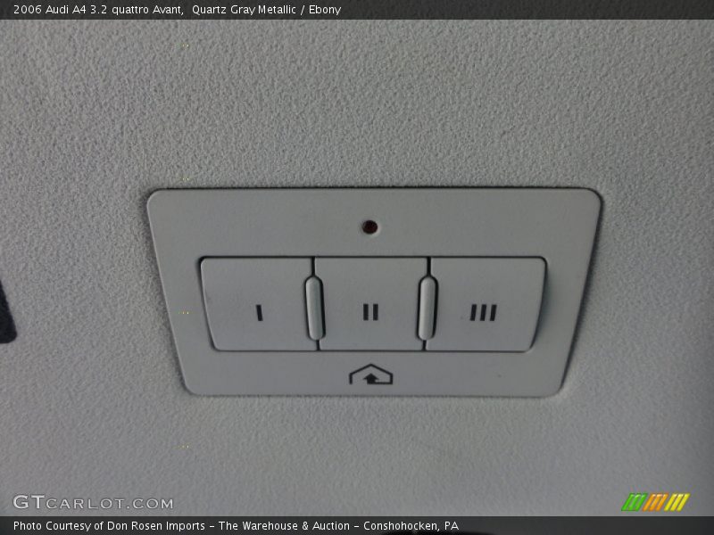 Quartz Gray Metallic / Ebony 2006 Audi A4 3.2 quattro Avant