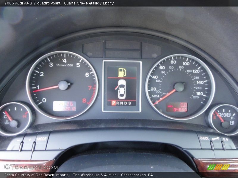  2006 A4 3.2 quattro Avant 3.2 quattro Avant Gauges