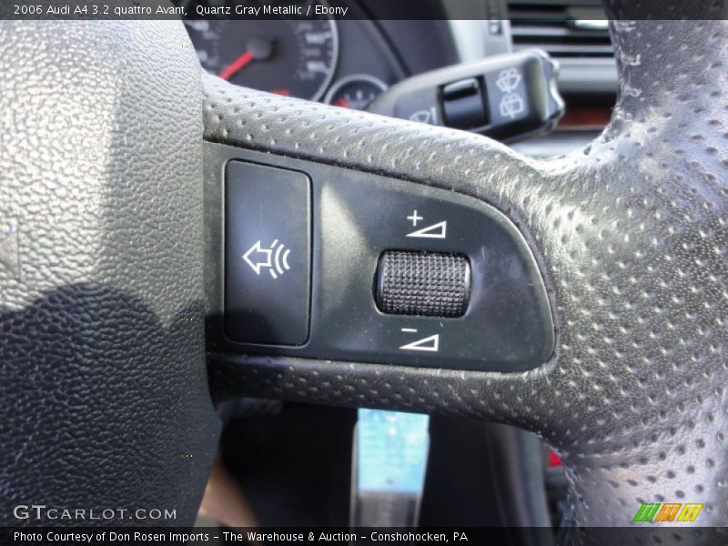 Quartz Gray Metallic / Ebony 2006 Audi A4 3.2 quattro Avant