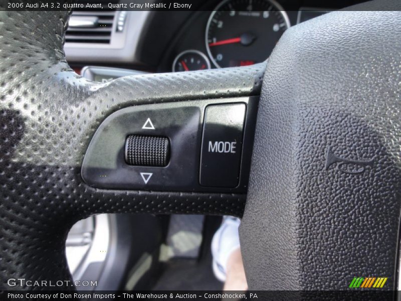 Quartz Gray Metallic / Ebony 2006 Audi A4 3.2 quattro Avant