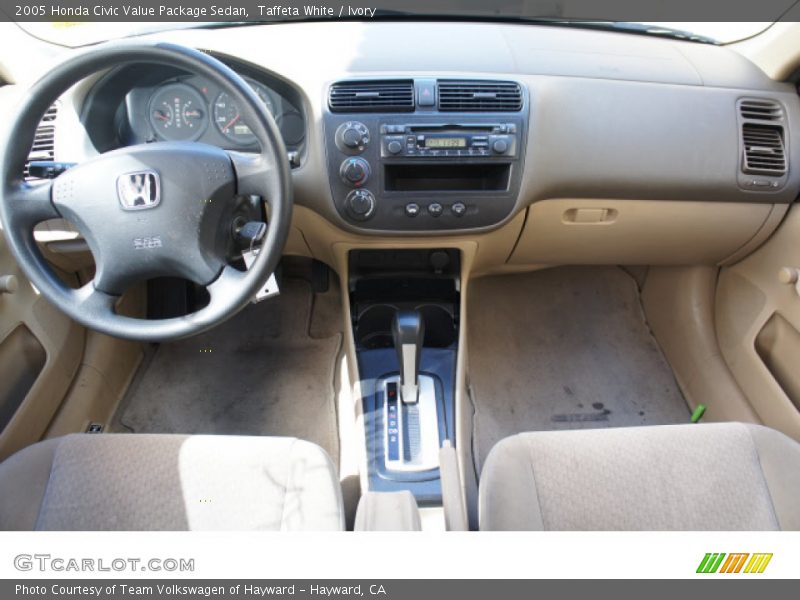 Taffeta White / Ivory 2005 Honda Civic Value Package Sedan