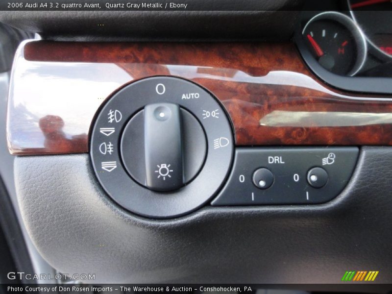 Quartz Gray Metallic / Ebony 2006 Audi A4 3.2 quattro Avant