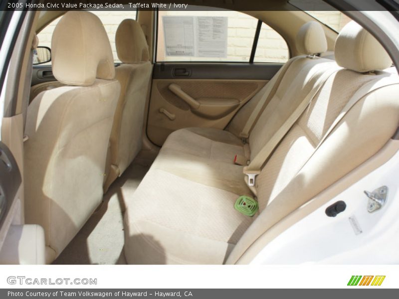 Taffeta White / Ivory 2005 Honda Civic Value Package Sedan