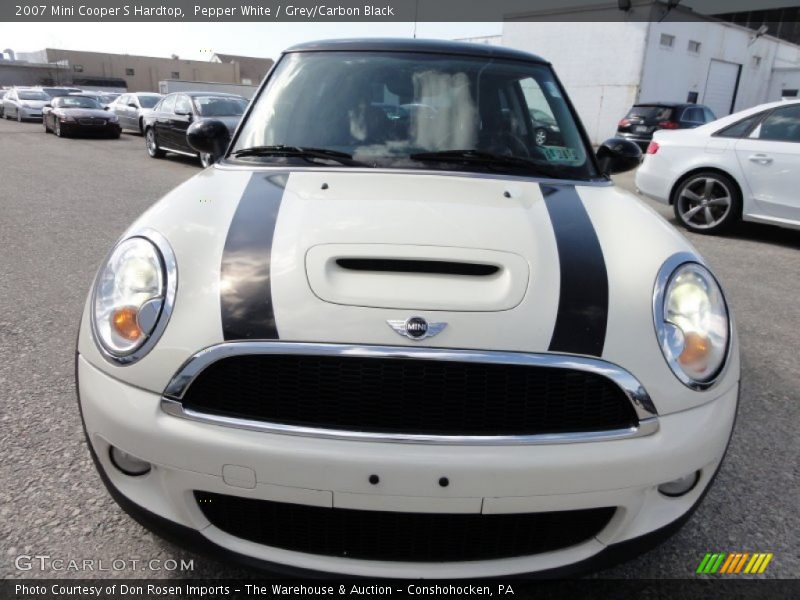 Pepper White / Grey/Carbon Black 2007 Mini Cooper S Hardtop