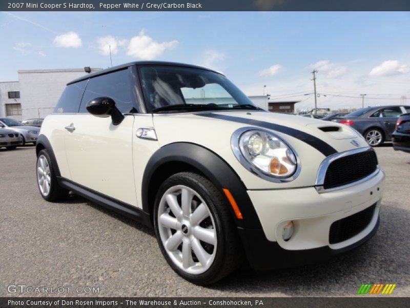 Pepper White / Grey/Carbon Black 2007 Mini Cooper S Hardtop