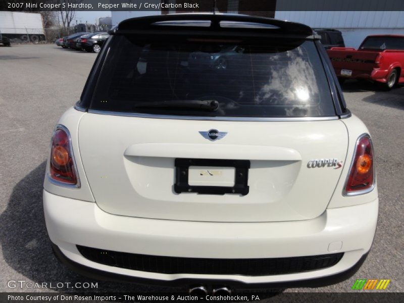 Pepper White / Grey/Carbon Black 2007 Mini Cooper S Hardtop