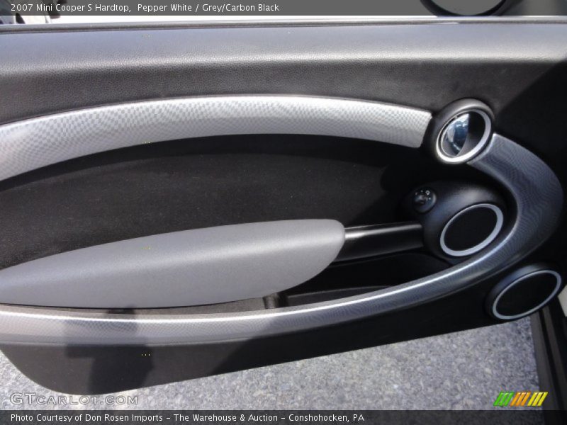 Pepper White / Grey/Carbon Black 2007 Mini Cooper S Hardtop