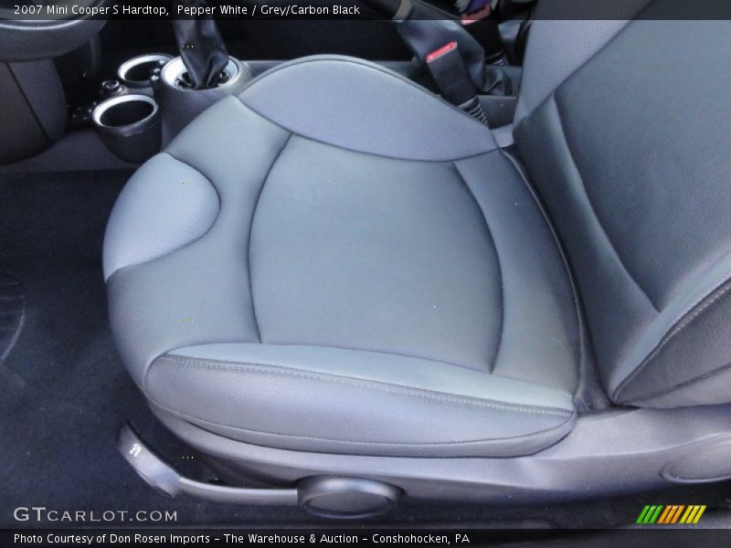Pepper White / Grey/Carbon Black 2007 Mini Cooper S Hardtop