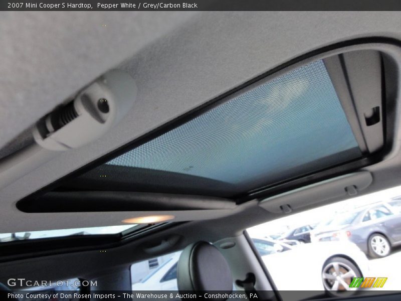 Pepper White / Grey/Carbon Black 2007 Mini Cooper S Hardtop