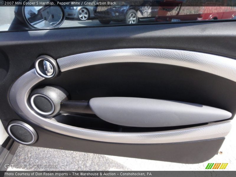 Pepper White / Grey/Carbon Black 2007 Mini Cooper S Hardtop