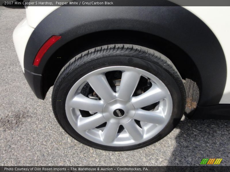 Pepper White / Grey/Carbon Black 2007 Mini Cooper S Hardtop