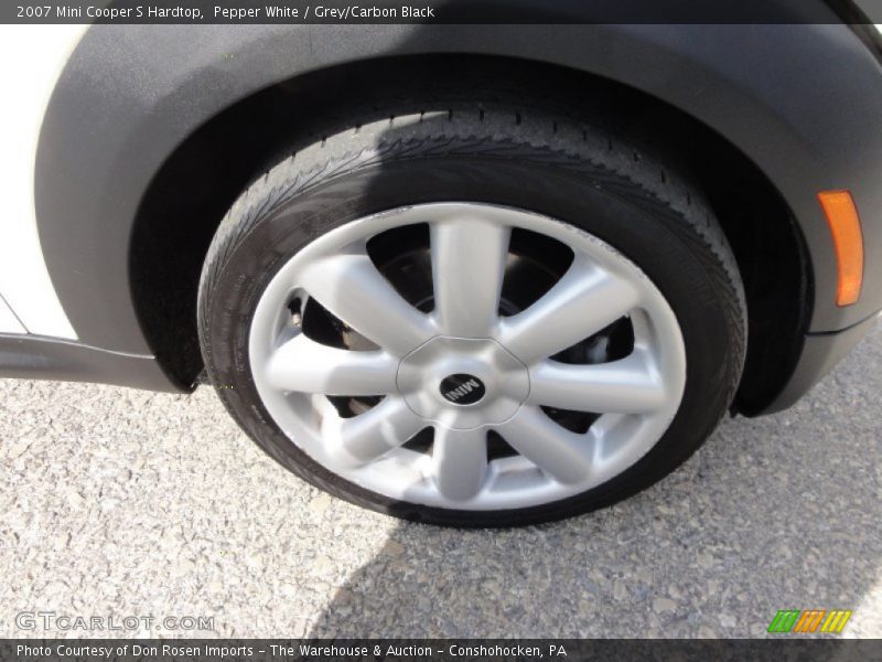 Pepper White / Grey/Carbon Black 2007 Mini Cooper S Hardtop