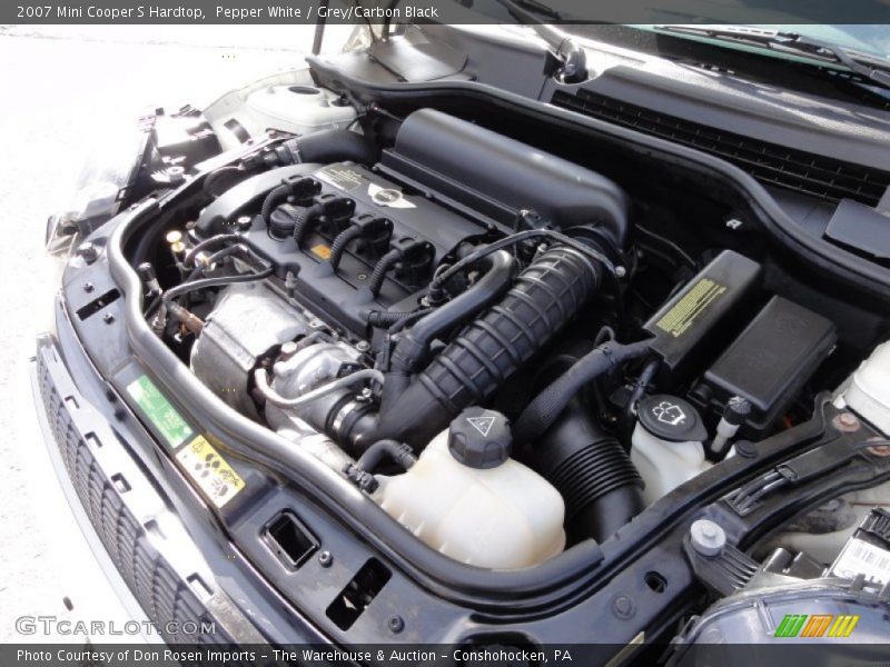 Pepper White / Grey/Carbon Black 2007 Mini Cooper S Hardtop