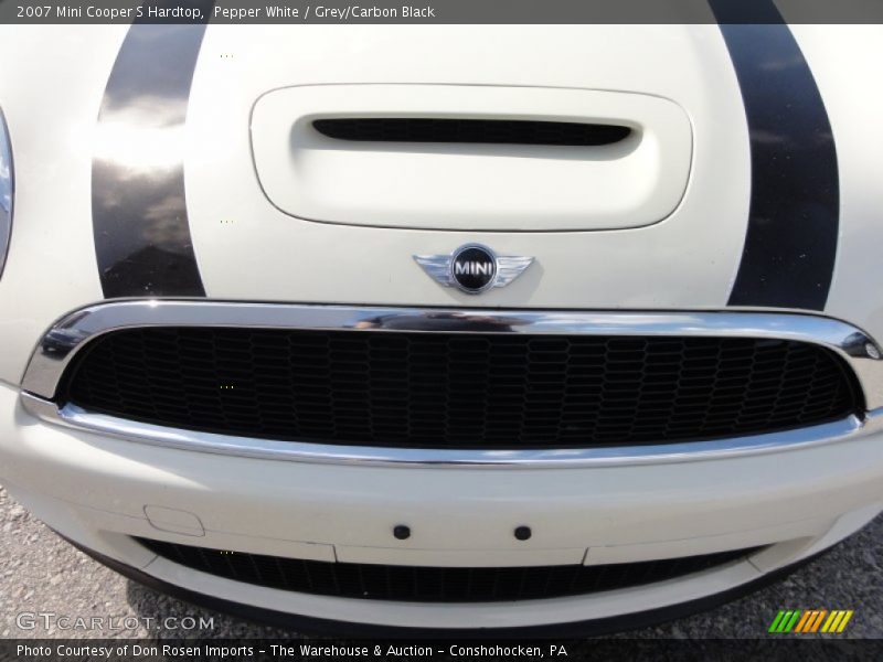 Pepper White / Grey/Carbon Black 2007 Mini Cooper S Hardtop