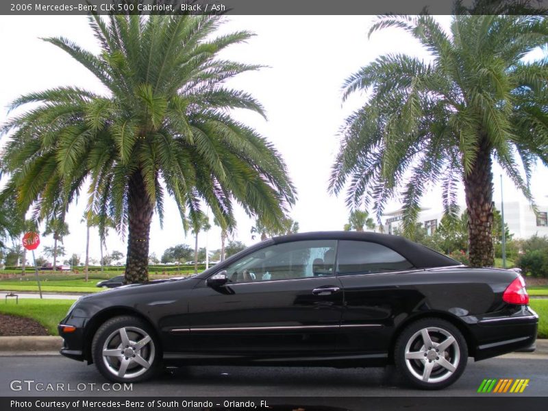 Black / Ash 2006 Mercedes-Benz CLK 500 Cabriolet