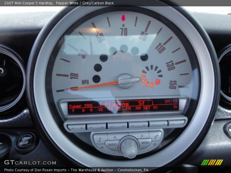 Pepper White / Grey/Carbon Black 2007 Mini Cooper S Hardtop