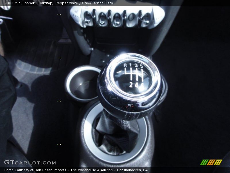 Pepper White / Grey/Carbon Black 2007 Mini Cooper S Hardtop