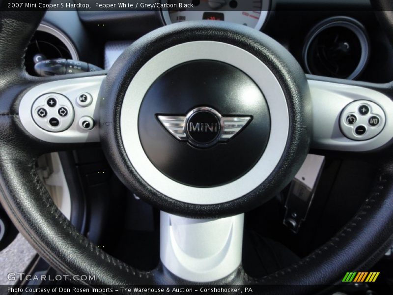 Pepper White / Grey/Carbon Black 2007 Mini Cooper S Hardtop